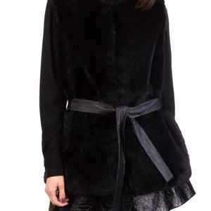 (SOLD) Anna Rachele Faux Fur Gilet Size Large